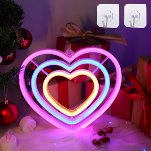 Does Not Apply Heart Neon Sign, Heart Neon Light, Battery Operated Or Usb Powered, Led Neon Hea Does Not Apply Heart Neon Sign, Heart Neon Light, Battery Operated Or Usb Powered, Led Neon Hea