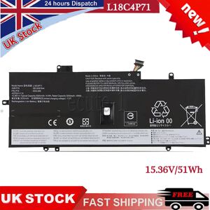 New Battery L18c4p71 For Lenovo Thinkpad X1 Carbon 7th 8th Gen L18l4p71 L18l4p72 New Battery L18c4p71 For Lenovo Thinkpad X1 Carbon 7th 8th Gen L18l4p71 L18l4p72