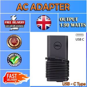 Laptop Charger K00f5 450-Ahrk 130w Usb-C Dell Xps 15 9575 20v 6.5a Laptop Charger K00f5 450-Ahrk 130w Usb-C Dell Xps 15 9575 20v 6.5a