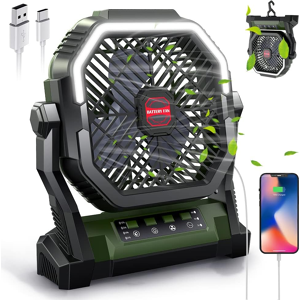 Does Not Apply Camping Fan With Led Lights, 5-In-1 Portable Battery Operated Fan Rechargeable U Does Not Apply Camping Fan With Led Lights, 5-In-1 Portable Battery Operated Fan Rechargeable U