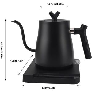 Eu Plug 220v Electric Gooseneck Kettle 800ml 1000w Rapid Heating Pour Over Baj Eu Plug 220v Electric Gooseneck Kettle 800ml 1000w Rapid Heating Pour Over Baj