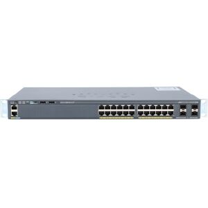 Cisco WS-C2960X-24TS-L Network Switch - Managed Layer 2/3 Gigabit Ethernet Cisco WS-C2960X-24TS-L Network Switch - Managed Layer 2/3 Gigabit Ethernet