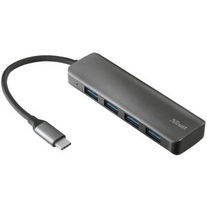 Trust - Halyx Aluminium Usb-C To 4 Port Usb 3.2 Gen 1 Hub Trust - Halyx Aluminium Usb-C To 4 Port Usb 3.2 Gen 1 Hub