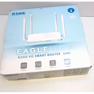 D-Link Eagle Pro Ai N300 G403 Smart Mobile Network Router 4g Lte Mobile Unlocked D-Link Eagle Pro Ai N300 G403 Smart Mobile Network Router 4g Lte Mobile Unlocked