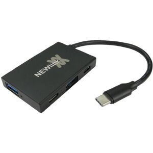 Newlink Slim 4 Port Usb 3.1 Gen 2 Hub, Usb-C To 2x Usb-A & 2x Usb-C - Nlusb3c-422 Newlink Slim 4 Port Usb 3.1 Gen 2 Hub, Usb-C To 2x Usb-A & 2x Usb-C - Nlusb3c-422