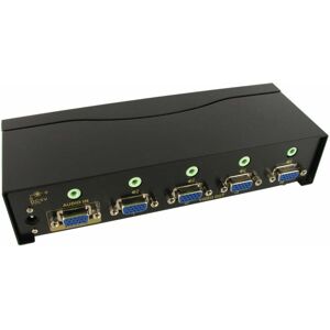 4 Port Svga Splitter With Audio (450 Mhz) Powered 3.5mm Newlink 4 Port Svga Splitter With Audio (450 Mhz) Powered 3.5mm Newlink