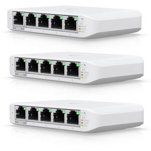 Ubiquiti Unifi Switch Flex Mini 3-Pack Managed Gigabit Poe 10/100/1000 Ubiquiti Unifi Switch Flex Mini 3-Pack Managed Gigabit Poe 10/100/1000