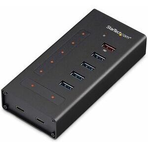 Startech 7 Port Usb C Hub 2x Usb-C & 5x Usb-A Mountable Metal Usb 3.0 Type-C Hub Startech 7 Port Usb C Hub 2x Usb-C & 5x Usb-A Mountable Metal Usb 3.0 Type-C Hub