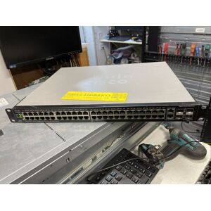 Cisco Systems Sg500-52p 48-Port Poe Stackable Managed Gigabit Ethernet Switch 2 X Sfp Cisco Systems Sg500-52p 48-Port Poe Stackable Managed Gigabit Ethernet Switch 2 X Sfp
