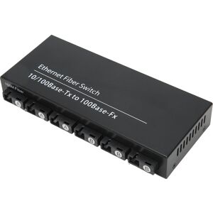Us Plug Tx1310nm Rx1550nm Ethernet Fiber Switch 6 Optical Port 2 Electrical New Us Plug Tx1310nm Rx1550nm Ethernet Fiber Switch 6 Optical Port 2 Electrical New