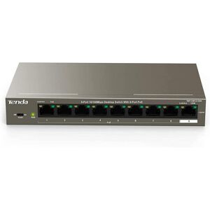 Tenda Tef1109p-8-102w 9-Port 100mbps Ethernet Network Switch With 8-Port Poe Tenda Tef1109p-8-102w 9-Port 100mbps Ethernet Network Switch With 8-Port Poe