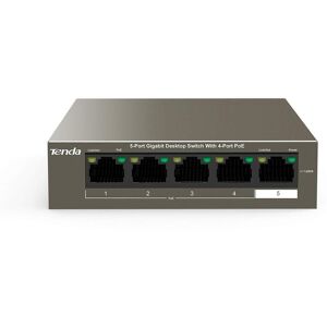 Tenda Teg1105p-4-63w 5-Port Gigabit Desktop Switch With 4-Port Poe Uk Tenda Teg1105p-4-63w 5-Port Gigabit Desktop Switch With 4-Port Poe Uk
