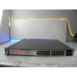 Cisco Systems 3750 Switch 24 Port Gigabit 2 10gbe X2 Managed Ws-C3750e-24td-S Network G8 Cisco Systems 3750 Switch 24 Port Gigabit 2 10gbe X2 Managed Ws-C3750e-24td-S Network G8