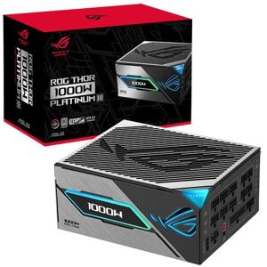 1000w Asus Rog Thor Platinum Iii, Full Modular, 80plus Platinum, Pcie 5.1 / Atx 1000w Asus Rog Thor Platinum Iii, Full Modular, 80plus Platinum, Pcie 5.1 / Atx