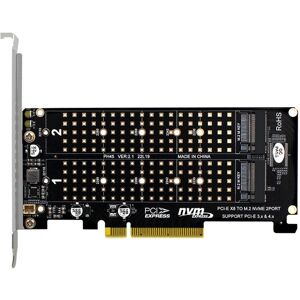3x( Card Pci-E X8 Disk Card Nvme M.2 M Key Ssd Expansion Adapter B3q6) 3x( Card Pci-E X8 Disk Card Nvme M.2 M Key Ssd Expansion Adapter B3q6)