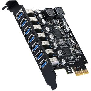 2x(Usb 3.2 Pci Express Adapter Pci E To 7 Ports Usb3 Gen1 Expansion Adapter1034 2x(Usb 3.2 Pci Express Adapter Pci E To 7 Ports Usb3 Gen1 Expansion Adapter1034