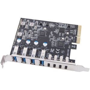 Sodial Pcie Usb3.2 Gen2 10gbps Expansion Card Pci Express X4 To 4 Port Type A + 45971 Sodial Pcie Usb3.2 Gen2 10gbps Expansion Card Pci Express X4 To 4 Port Type A + 45971