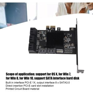 Pcie Card Built In Pci‑e 1x Interface 8xsata3.0 Output Interfaces Expans Ct Pcie Card Built In Pci‑e 1x Interface 8xsata3.0 Output Interfaces Expans Ct