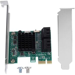 Cuifati Pcie To Sata Adapter,Pcie To Sata 3.0 Expansion Card,4-Port Pcie To Sat Cuifati Pcie To Sata Adapter,Pcie To Sata 3.0 Expansion Card,4-Port Pcie To Sat