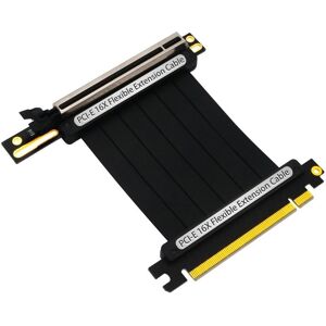 Eurowagens Pcie 3.0 X16 Pci For Express Riser Extender Cable Flexible High Speed 90 Degree Eurowagens Pcie 3.0 X16 Pci For Express Riser Extender Cable Flexible High Speed 90 Degree