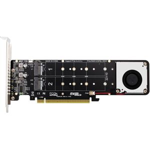 Pcie 4.0 X16 To M.2 M-Key Nvmex4ssd Raid Expansion Card Adapter 4 X 32gbps Pcie 4.0 X16 To M.2 M-Key Nvmex4ssd Raid Expansion Card Adapter 4 X 32gbps