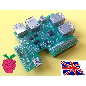 Pridopia Rs-Pi 7 Ports Usb Hub - Multi-Function I2c Rtc Board For Raspberry Pi Pridopia Rs-Pi 7 Ports Usb Hub - Multi-Function I2c Rtc Board For Raspberry Pi
