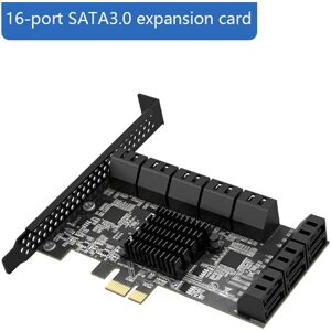 Pci-E Expansion Card 16 Port Sata Pci Express X1 To Sata3.0 For Tc Miner Mining Pci-E Expansion Card 16 Port Sata Pci Express X1 To Sata3.0 For Tc Miner Mining