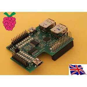 Pridopia Rs-Pi 4 Usb Hub & I2c 23017 X2 32 Bit Gpio Multi-Function Board For Raspberry Pi Pridopia Rs-Pi 4 Usb Hub & I2c 23017 X2 32 Bit Gpio Multi-Function Board For Raspberry Pi