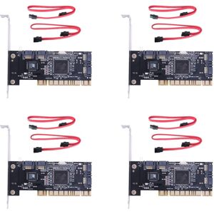 4x 4 Ports Pci Controller Internal Expansion Card With Two Cables,3868 4x 4 Ports Pci Controller Internal Expansion Card With Two Cables,3868