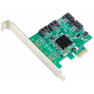 Syba Si-Pex40064 Sata Iii 4 Port Pci-E X1 Controller Card With Low Profile Bracket Syba Si-Pex40064 Sata Iii 4 Port Pci-E X1 Controller Card With Low Profile Bracket