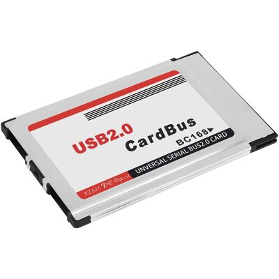 3x(Pcmcia To Usb 2.0 Cardbus Dual 2 Port 480m Card Adapter For Laptop Pc6428 3x(Pcmcia To Usb 2.0 Cardbus Dual 2 Port 480m Card Adapter For Laptop Pc6428