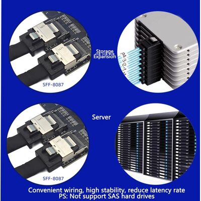 ✔ Pcie To Serial Ata Card 6gbps Pci Express 4x To 2 Port Minisas Sff 8087 And 1 ✔ Pcie To Serial Ata Card 6gbps Pci Express 4x To 2 Port Minisas Sff 8087 And 1