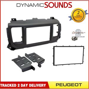 Connects2 Ct23pe18 For Peugeot Expert Traveller, Car Double Din Black Fascia Adaptor Panel Connects2 Ct23pe18 For Peugeot Expert Traveller, Car Double Din Black Fascia Adaptor Panel