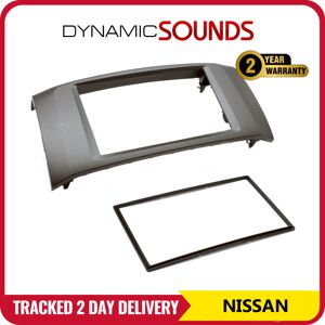 Connects2 Nissan Pulsar, Sylphy Car Radio Stereo Double Din Fascia Panel Adaptor Grey Connects2 Nissan Pulsar, Sylphy Car Radio Stereo Double Din Fascia Panel Adaptor Grey