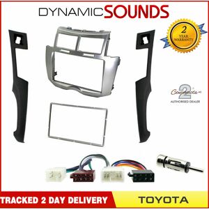 Autoleads Connects2 Ds Ct24ty22 Stereo Double Din Silver Fascia Fitting Kit For Toyota Yaris 2007-2011 Autoleads Connects2 Ds Ct24ty22 Stereo Double Din Silver Fascia Fitting Kit For Toyota Yaris 2007-2011