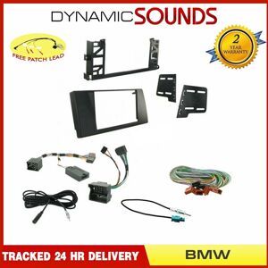 Connects2 Double Din Car Stereo Fascia Stalk Aerial Adaptor Fitting Kit For Bmw 5 Series Connects2 Double Din Car Stereo Fascia Stalk Aerial Adaptor Fitting Kit For Bmw 5 Series