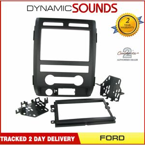 Connects2 Ct23fd13 Car Radio Double Din Fascia Adaptor Kit Black For Ford F-150 2009-2010 Connects2 Ct23fd13 Car Radio Double Din Fascia Adaptor Kit Black For Ford F-150 2009-2010