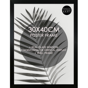Does Not Apply Real Glass Black Frame For 30x40cm Poster - 30x40cm Oxford Black Photo Frame Wal Does Not Apply Real Glass Black Frame For 30x40cm Poster - 30x40cm Oxford Black Photo Frame Wal