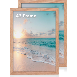 Does Not Apply A3 Photo Frame-2 Pack, A3 Oak Wooden Picture Frames With Mount For A4 Print For Does Not Apply A3 Photo Frame-2 Pack, A3 Oak Wooden Picture Frames With Mount For A4 Print For