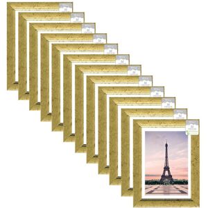 Anker 12 X A4 Classic Wooden Gold Frame Glass Certificate Photo Picture Frames Decor Anker 12 X A4 Classic Wooden Gold Frame Glass Certificate Photo Picture Frames Decor