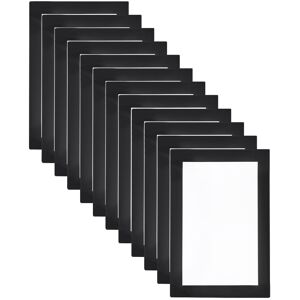 Uxcell 30pcs Self Adhesive Magnetic Wall Sign Holder, 4\"X6\" Frame Display,Black Uxcell 30pcs Self Adhesive Magnetic Wall Sign Holder, 4\"X6\" Frame Display,Black