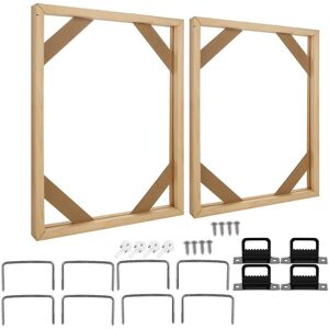Sodial 3x(2 Set Diy Solid Wood Canvas Frame Kit, 16x20 Inch Canvas Frame Stretcher1547 Sodial 3x(2 Set Diy Solid Wood Canvas Frame Kit, 16x20 Inch Canvas Frame Stretcher1547