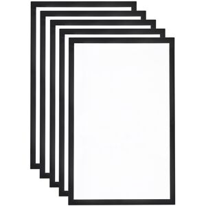 Uxcell 5pcs Self Adhesive Magnetic Wall Sign Holder, 11\"X17\" Frame Display,Black Uxcell 5pcs Self Adhesive Magnetic Wall Sign Holder, 11\"X17\" Frame Display,Black