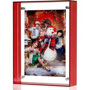 Rivermedia 2x 5x7 Red Acrylic Picture Frame Photo Sleek Table Top 5x7 Inches 12.7x17. 8cm Rivermedia 2x 5x7 Red Acrylic Picture Frame Photo Sleek Table Top 5x7 Inches 12.7x17. 8cm