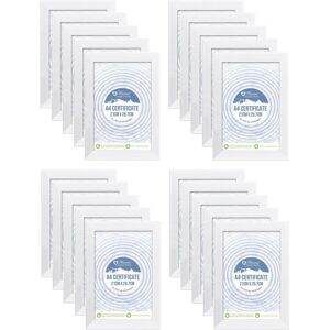 Anker A4 White Glass Certificate Photo Frame - Wall Mount 24 Pack Anker A4 White Glass Certificate Photo Frame - Wall Mount 24 Pack
