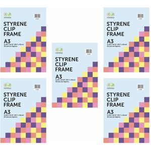 Plg A3 Styrene Frameless Wall Mount Photo Frame Set of 10/12 Plg A3 Styrene Frameless Wall Mount Photo Frame Set of 10/12