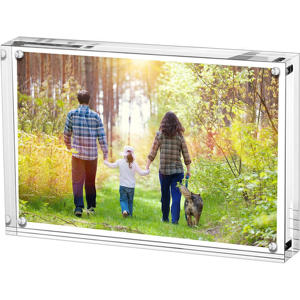 Does Not Apply Acrylic Photo Frame 13 X 18 Cm (5 X 7 Inch), Double Sided Picture Frame With Mag Does Not Apply Acrylic Photo Frame 13 X 18 Cm (5 X 7 Inch), Double Sided Picture Frame With Mag
