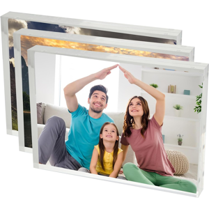 Does Not Apply 3 Pcs Magnetic Photo Frames, 5 X 7 Frameless Clear Picture Frame With Double Pan Does Not Apply 3 Pcs Magnetic Photo Frames, 5 X 7 Frameless Clear Picture Frame With Double Pan