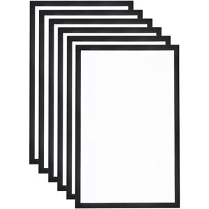 Uxcell 6pcs Self Adhesive Magnetic Wall Sign Holder, 11"X17" Frame Display,Black Uxcell 6pcs Self Adhesive Magnetic Wall Sign Holder, 11"X17" Frame Display,Black