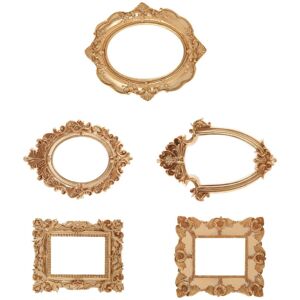 Sodial 3x(5pcs Vintage Resin Picture Frame Wall Hanging Photo Frame Table Top7036 Sodial 3x(5pcs Vintage Resin Picture Frame Wall Hanging Photo Frame Table Top7036
